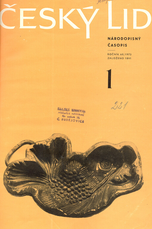 Český lid : sborník věnovaný studiu lidu českého v Čechách, na Moravě, ve Slezsku a na Slovensku