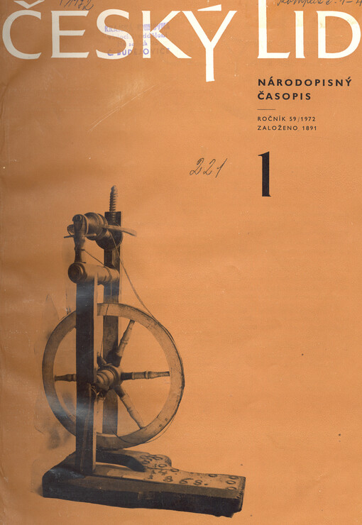 Český lid : sborník věnovaný studiu lidu českého v Čechách, na Moravě, ve Slezsku a na Slovensku