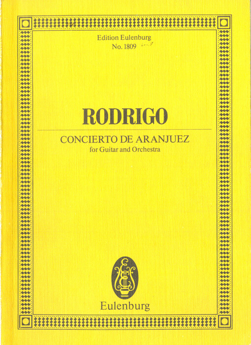 Concierto de Aranjuez for guitar and orchestra Concierto de Aranjuez para guitarra y orquesta : guitarra