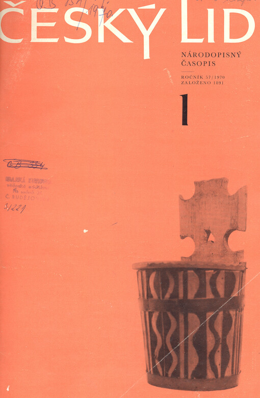 Český lid : sborník věnovaný studiu lidu českého v Čechách, na Moravě, ve Slezsku a na Slovensku