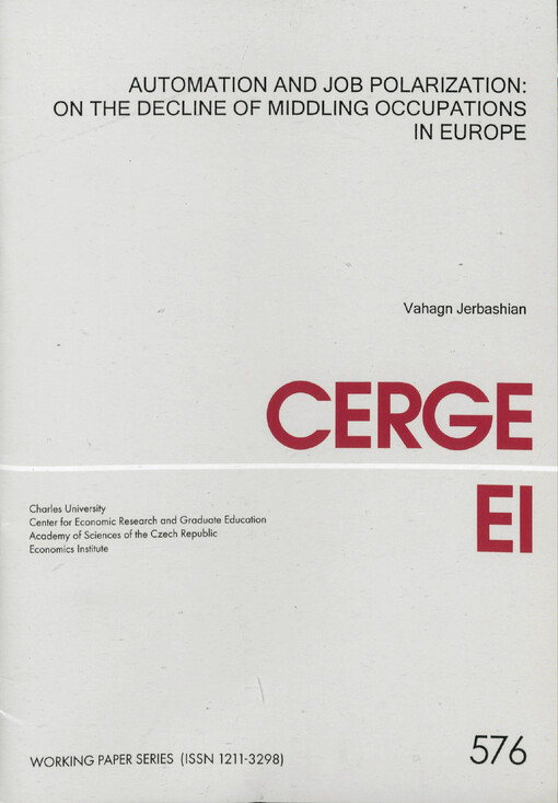 Automation and job polarization: on the decline of middling occupations in Europe