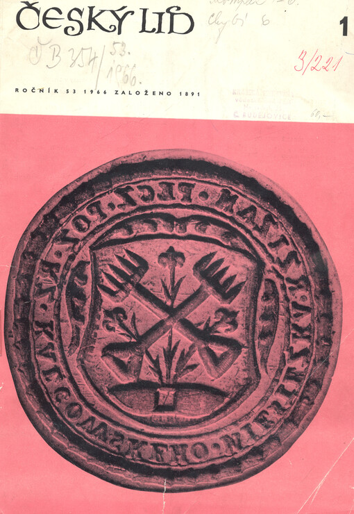 Český lid : sborník věnovaný studiu lidu českého v Čechách, na Moravě, ve Slezsku a na Slovensku