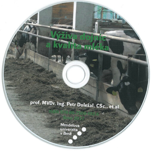 Výživa dojnic a kvalita mléka