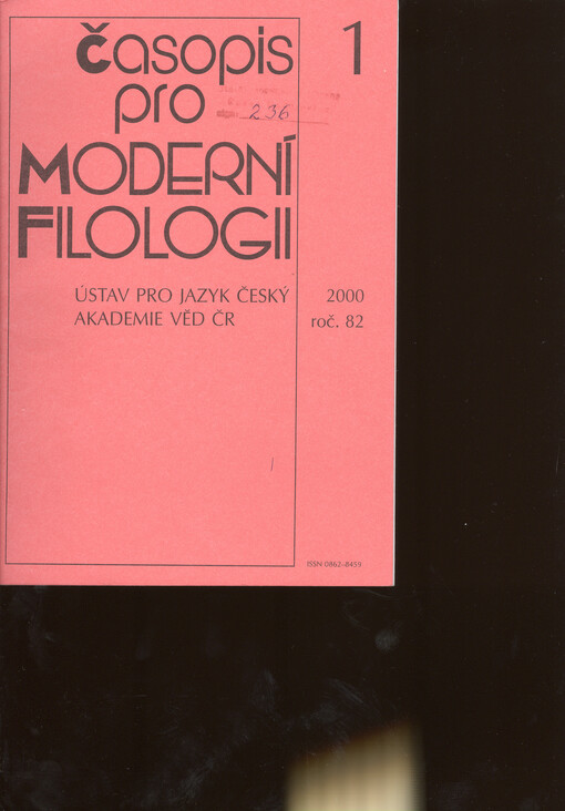Časopis pro moderní filologii