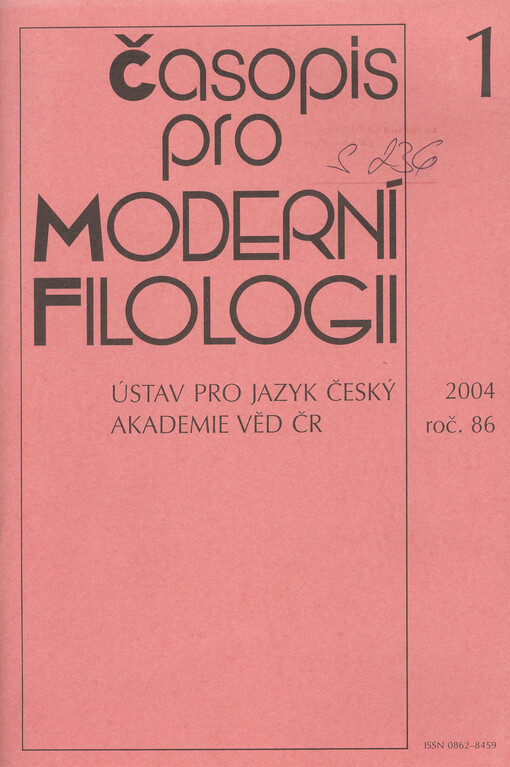 Časopis pro moderní filologii