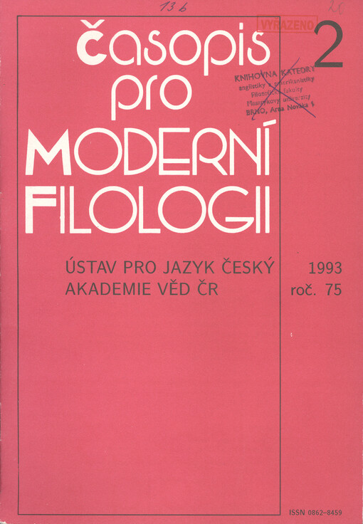 Časopis pro moderní filologii