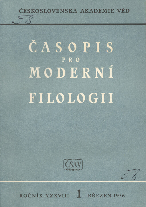 Časopis pro moderní filologii