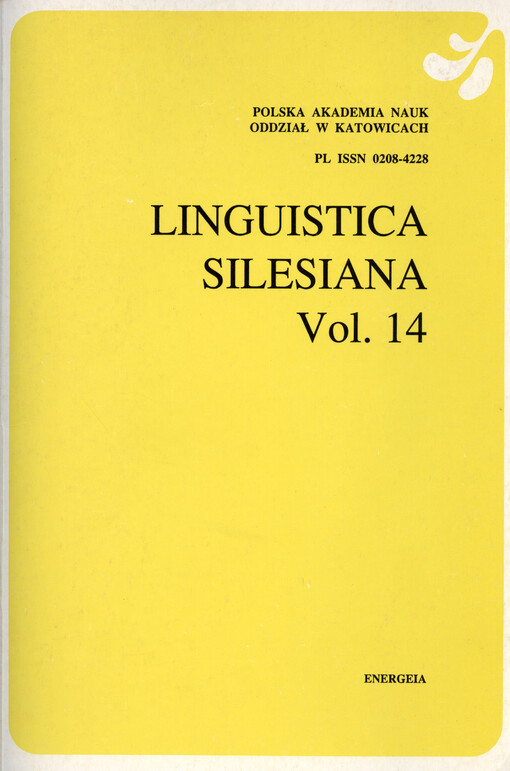 Linguistica Silesiana