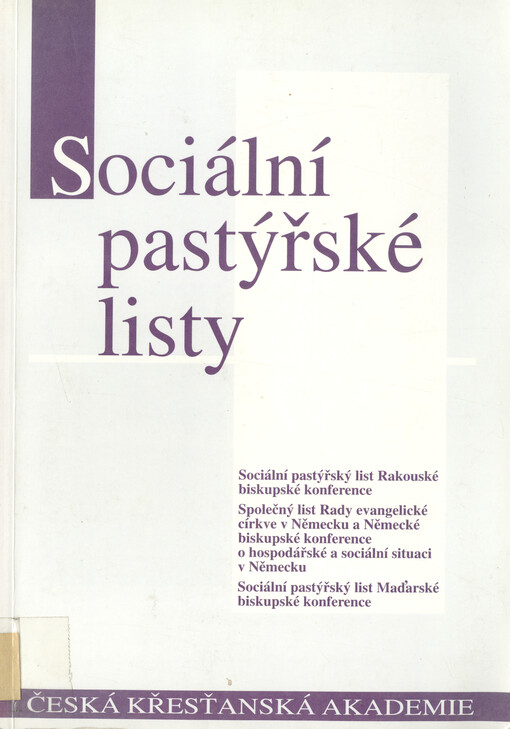Sociální pastýřské listy