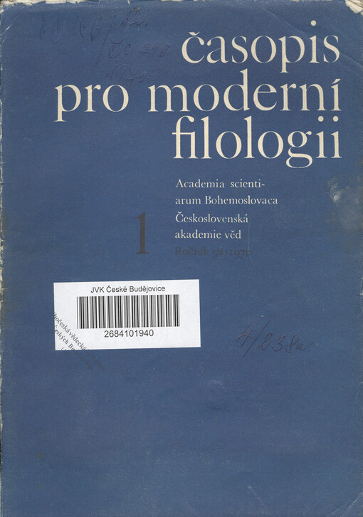 Časopis pro moderní filologii