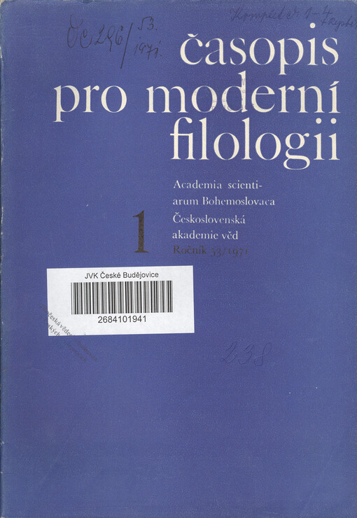 Časopis pro moderní filologii