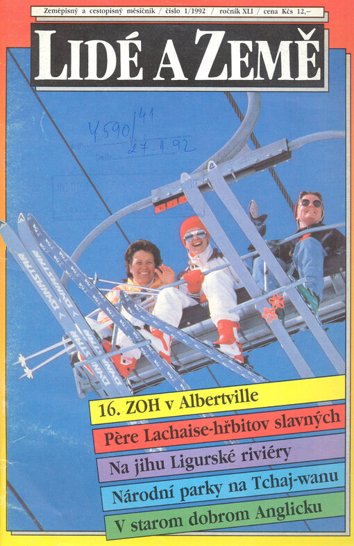 Lidé a Země : populárně vědecký zeměpisný a cestopisný měsíčník