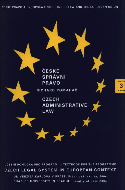 České správní právo =: Czech administrative law
