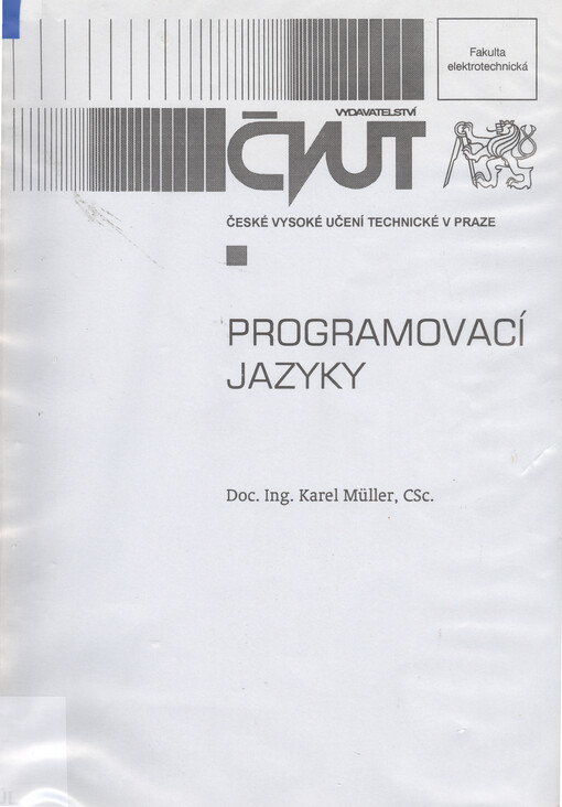 
  Programovací jazyky
  