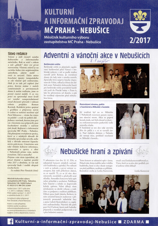 Kulturní a informační zpravodaj Nebušice