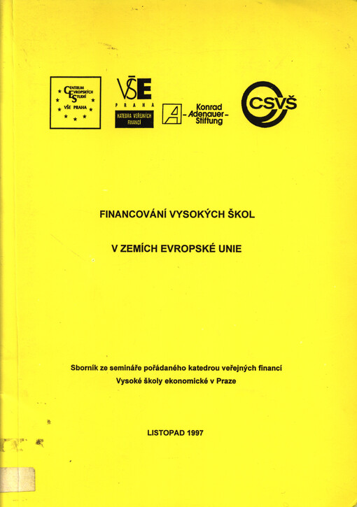 Financování vysokých škol v zemích Evropské unie