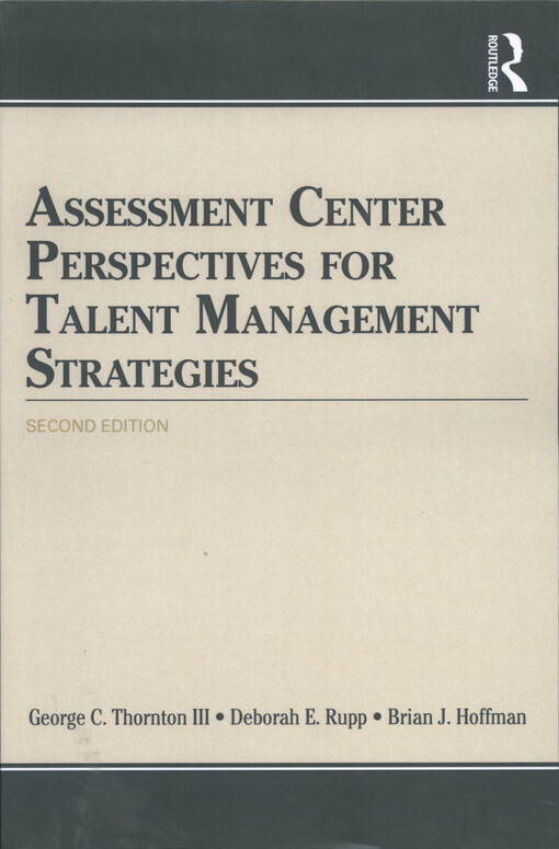 Assessment center perspectives for talent management strategies