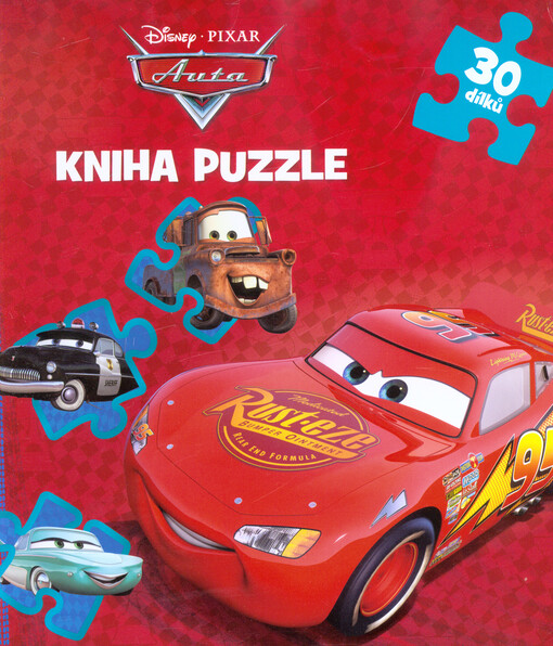 Auta - Kniha puzzle