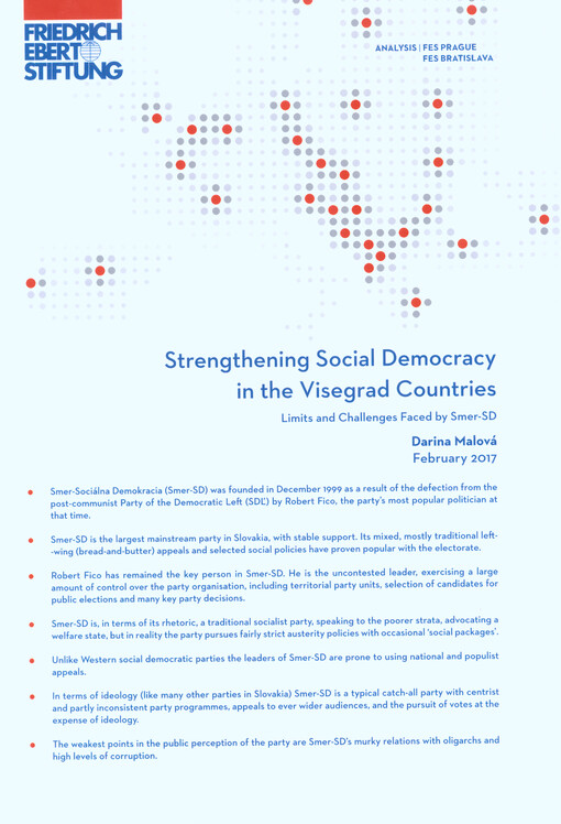 Strengthening social democracy in the Visegrad countries. Limits and challenges faced by Smer-SD