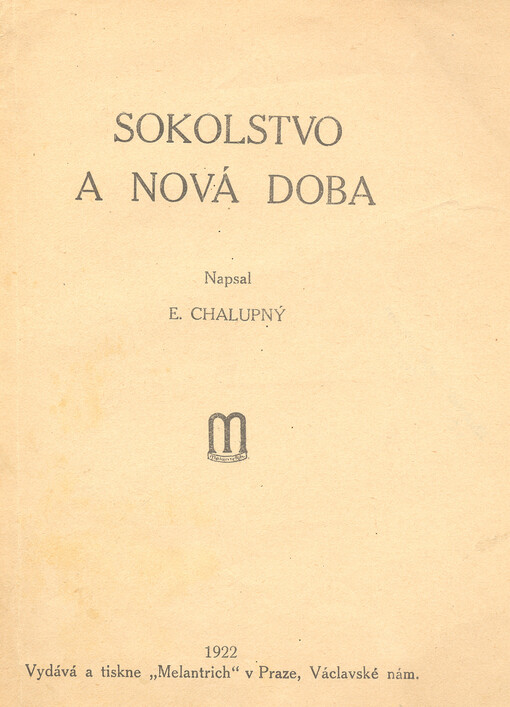 Sokolstvo a nová doba