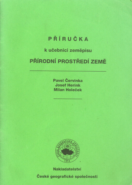 Příručka k učebnici zeměpisu Přírodní prostředí Země