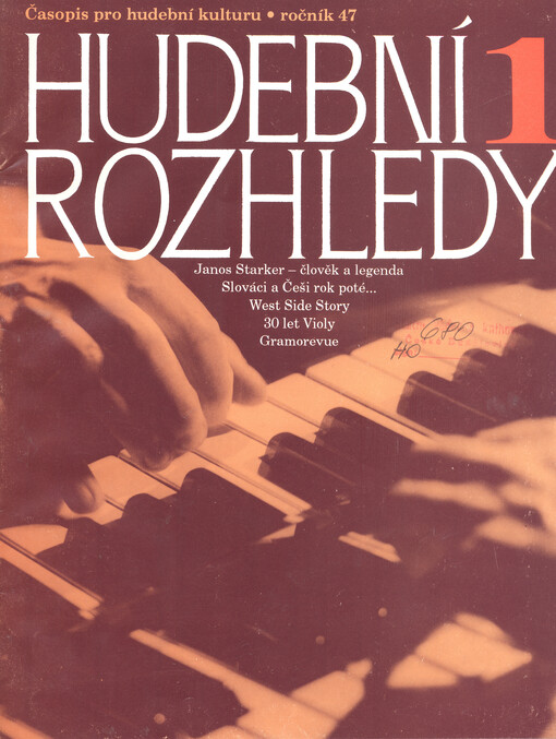 Hudební rozhledy :časopis pro hudební kulturu