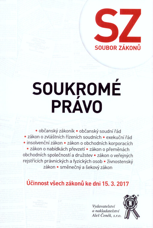 Soukromé právo : (soubor zákonů)