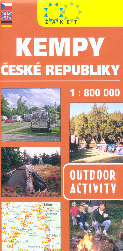 Kempy České republiky = Camping-sites of the Czech Republic = Campingplätze in der Tschechischen Republik