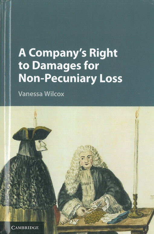 A company's right to damages for non-pecuniary loss