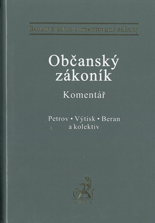 Občanský zákoník. Komentář