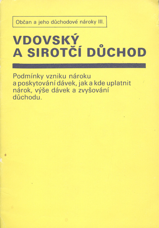 Občan a jeho důchodové nároky