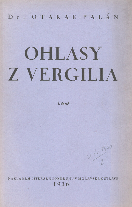 Ohlasy z Vergilia :básně