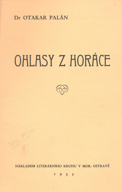 Ohlasy z Horáce