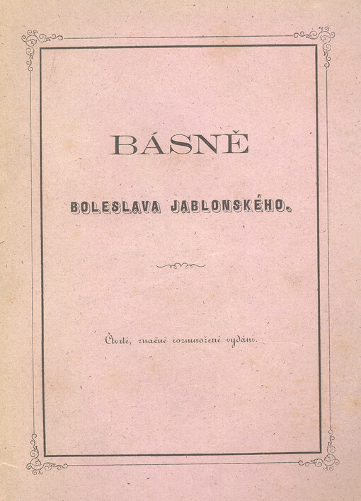 Básně Boleslava Jablonského