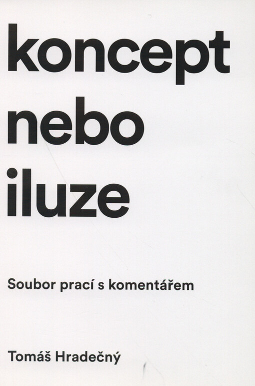 Koncept nebo iluze : soubor prací s komentářem