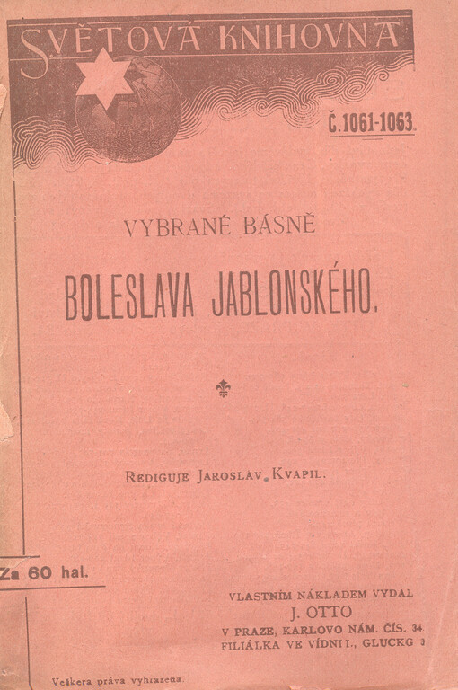Vybrané básně Boleslava Jablonského