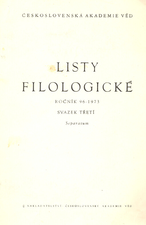 K dopisu Jana ze Středy č. 122 Piur