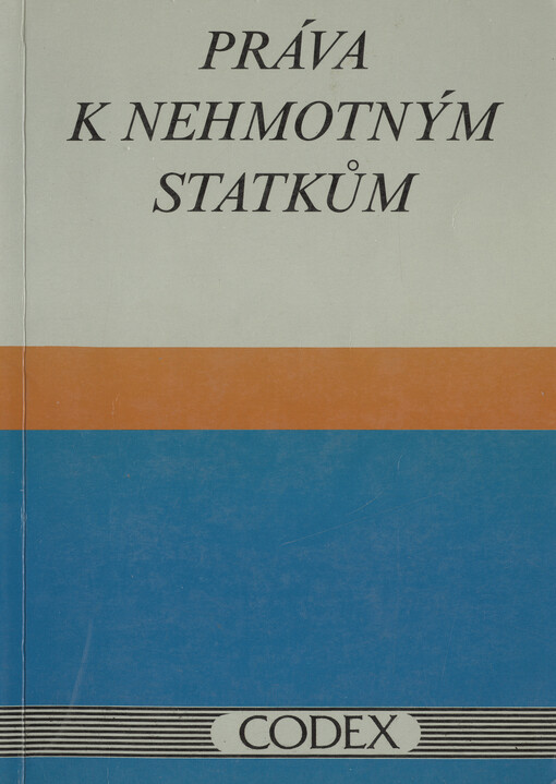Práva k nehmotným statkům
