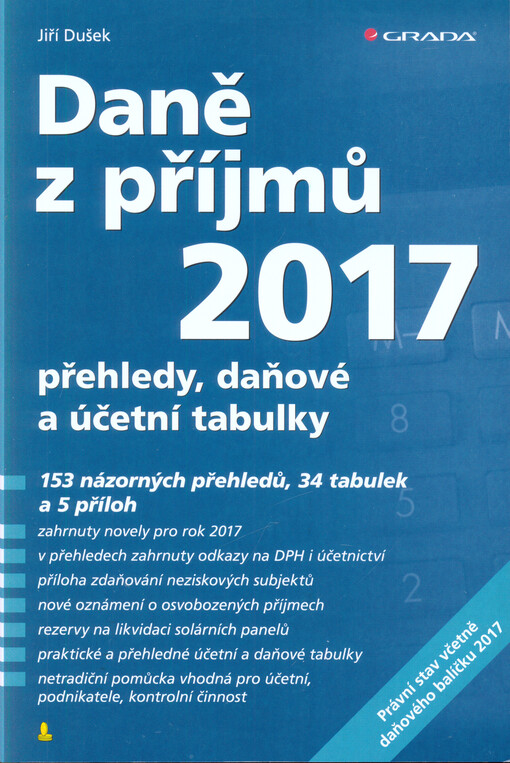 Daně z příjmů 2017 | Dušek Jiří - e-kniha