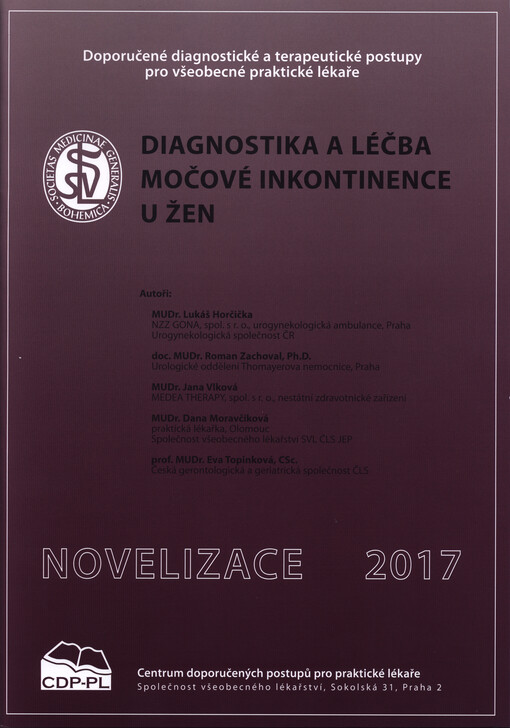 Diagnostika a léčba močové inkontinence u žen