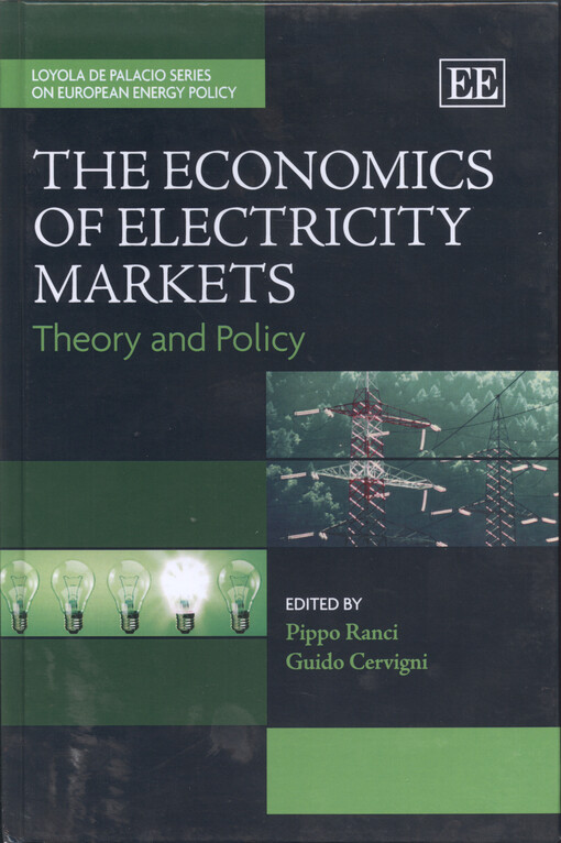 The economics of electricity markets : theory and policy