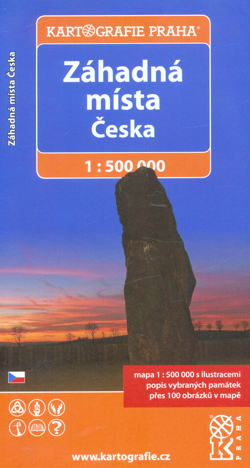Záhadná místa Česka : 1:500 000