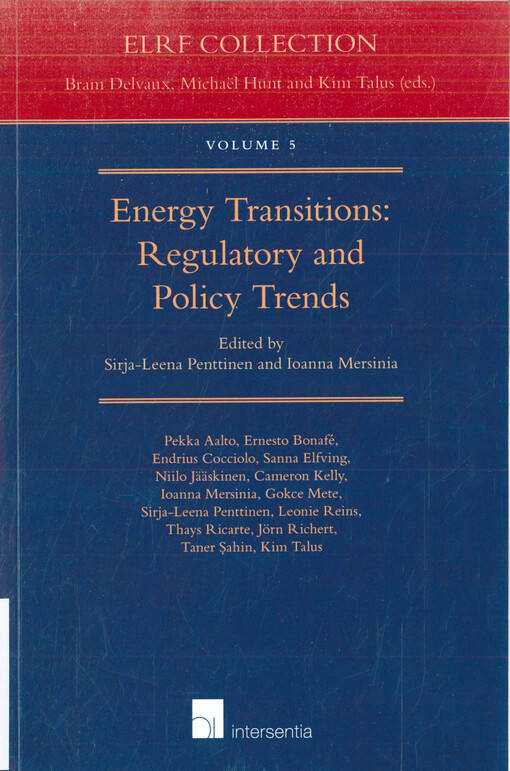 Energy transitions: regulatory and policy trends