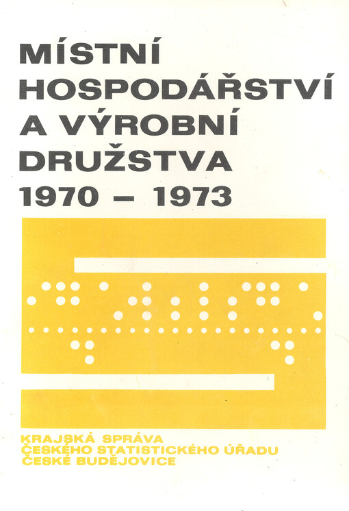 Rozvoj místního hospodářství a výrobních družstev v letech 1970-1972