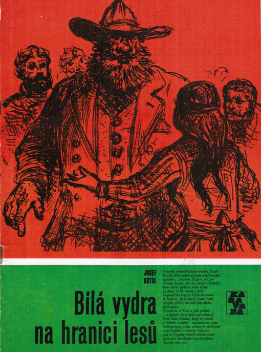 Bílá vydra na hranici lesů