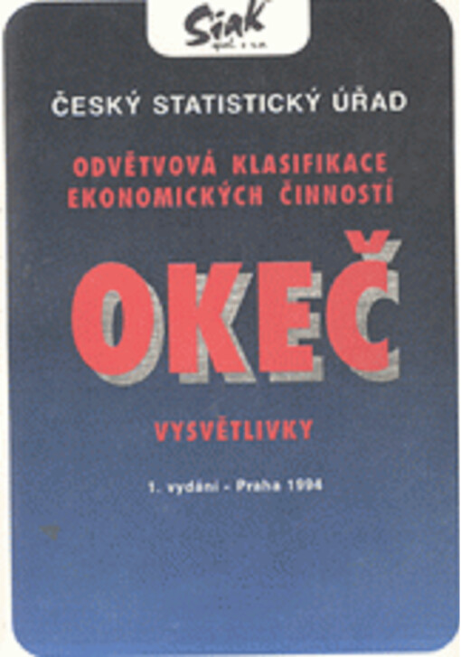 Odvětvová klasifikace ekonomických činností : Vysvětlivky