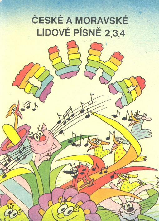 Duha : české a moravské lidové písně 2, 3, 4 : zpěv a kytara