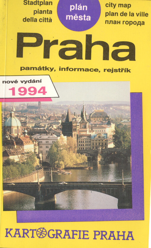 Praha: Plán města : Památky, informace, rejstřík : [Měř.] 1:20.000, 8. vyd.