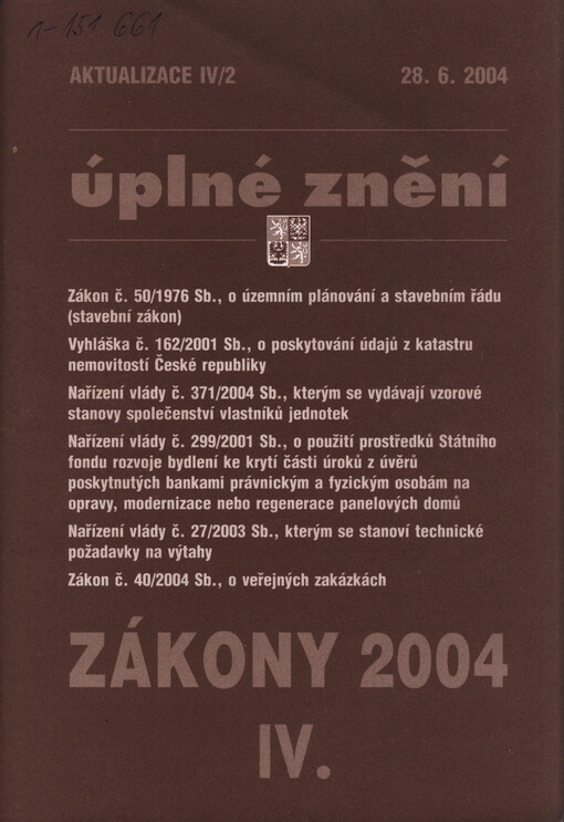Zákony 2004