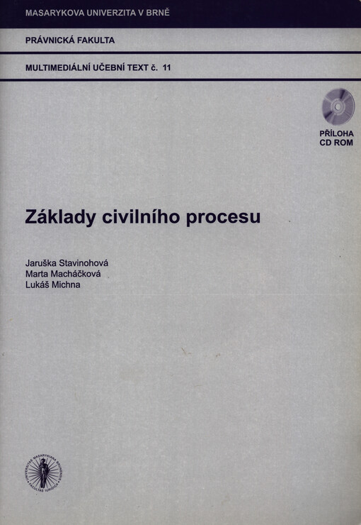 Základy civilního procesu: multimediální učební text
